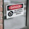 Signmission All Drivers Must Chock Wheels Danger Sign, Vinyl Decal, 14in W x 10in L, 2PK OS-2PACK-DS-D-1014-L-1025 - alternate 3